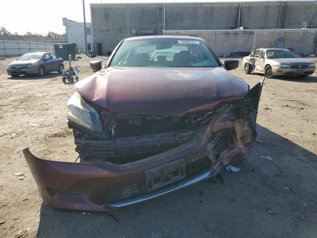 1HGCR2F32EA173103 - 2014 HONDA ACCORD LX BURGUNDY photo 5