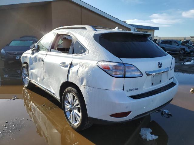 JTJBC1BA7A2015335 - 2010 LEXUS RX 450 WHITE photo 2