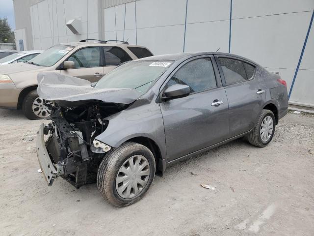 3N1CN7AP4HL816777 - 2017 NISSAN VERSA S GRAY photo 1