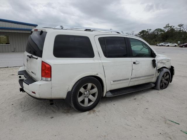 5N1BA0ND8CN604934 - 2012 NISSAN ARMADA SV WHITE photo 3