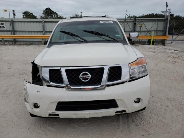 5N1BA0ND8CN604934 - 2012 NISSAN ARMADA SV WHITE photo 5