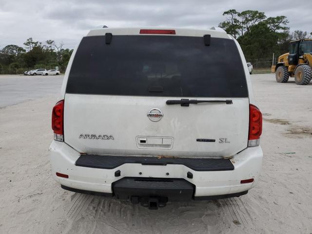 5N1BA0ND8CN604934 - 2012 NISSAN ARMADA SV WHITE photo 6