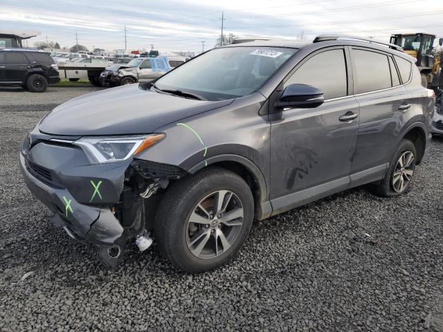 2T3WFREV9JW516422 - 2018 TOYOTA RAV4 ADVENTURE GRAY photo 1