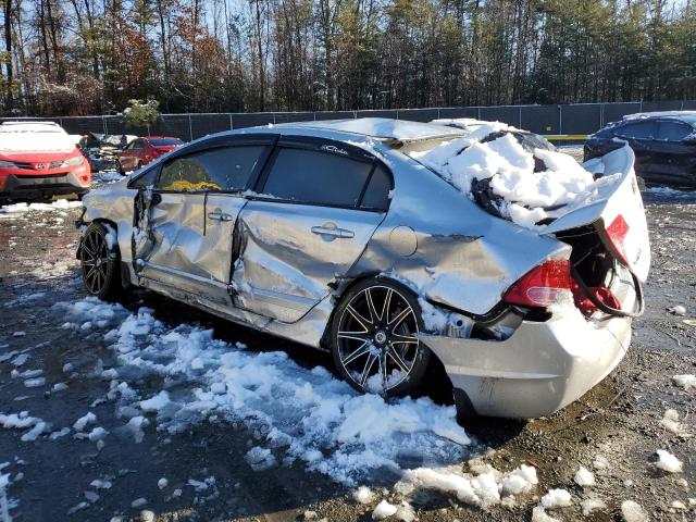 2HGFA155X8H514142 - 2008 HONDA CIVIC LX SILVER photo 2