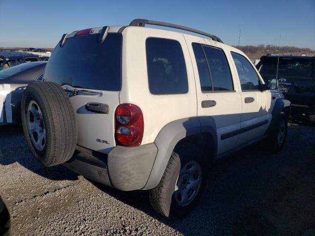 1J4GK48K17W605376 - 2007 JEEP LIBERTY SPORT WHITE photo 3