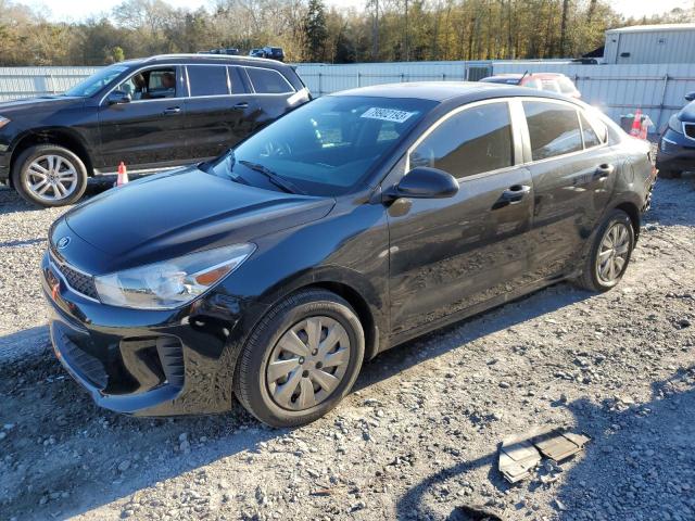 3KPA24AD1LE336758 - 2020 KIA RIO LX BLACK photo 1