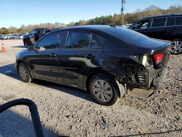 3KPA24AD1LE336758 - 2020 KIA RIO LX BLACK photo 2