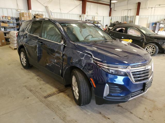 3GNAXUEV0NL169822 - 2022 CHEVROLET EQUINOX LT BLUE photo 4