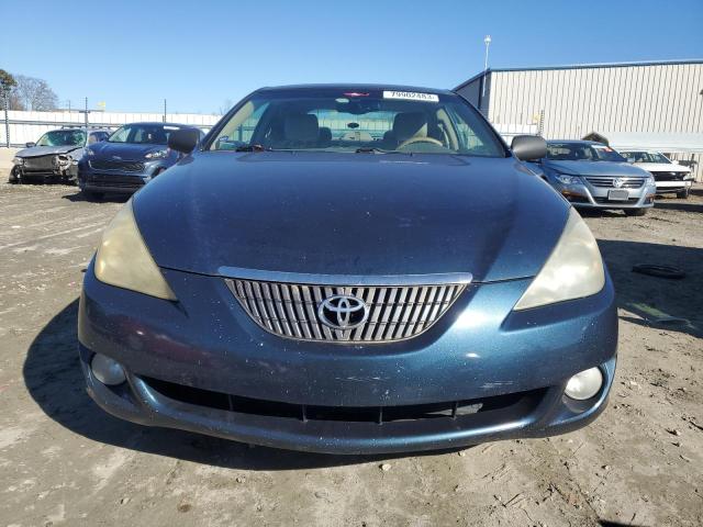 4T1CA30P95U041182 - 2005 TOYOTA CAMRY SOLA SE BLUE photo 5