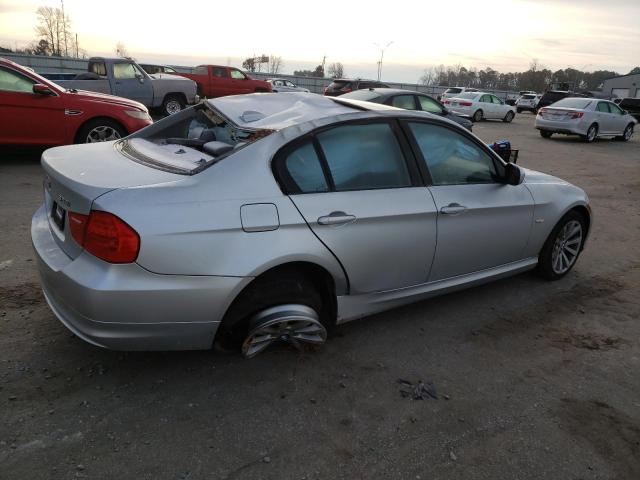 WBAPH7C53BE675156 - 2011 BMW 328 I GRAY photo 3