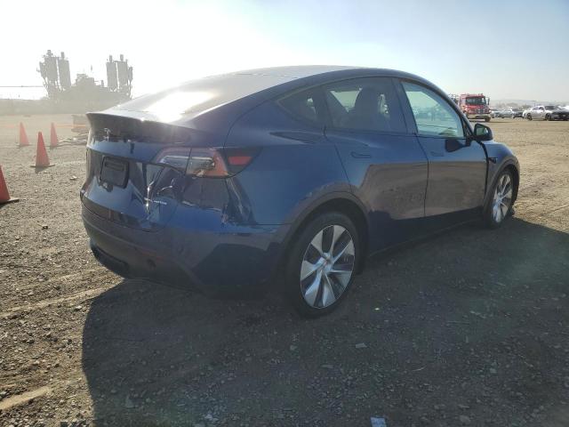 5YJYGDEE4MF294956 - 2021 TESLA MODEL Y Синий фото 3