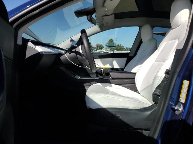 5YJYGDEE4MF294956 - 2021 TESLA MODEL Y Синий фото 7