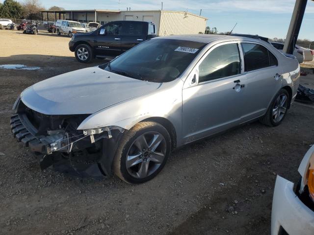 3FAHP0KC7BR146913 - 2011 FORD FUSION SPORT SILVER photo 1