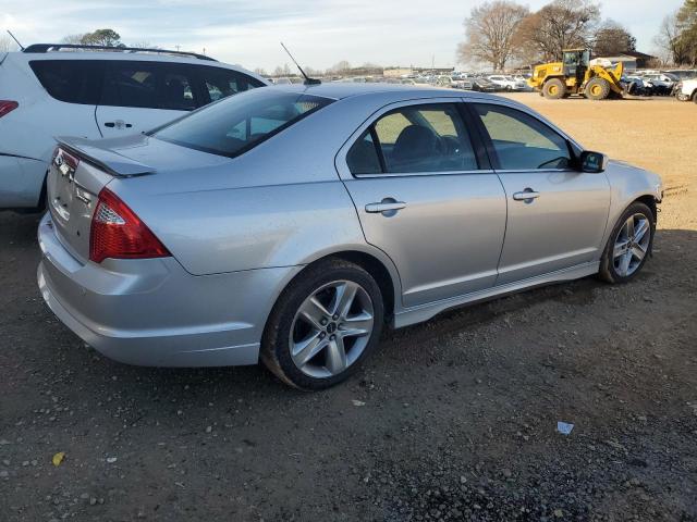 3FAHP0KC7BR146913 - 2011 FORD FUSION SPORT SILVER photo 3