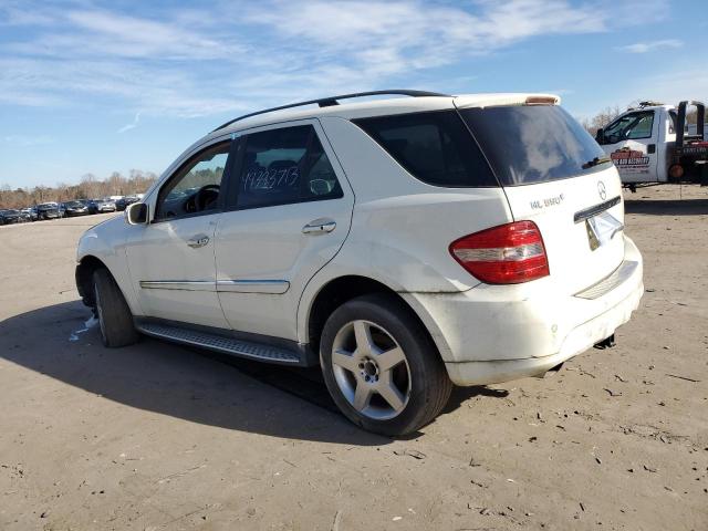 4JGBB72E98A340835 - 2008 MERCEDES-BENZ ML 550 WHITE photo 2