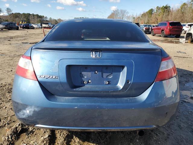 2HGFG12687H519494 - 2007 HONDA CIVIC LX BLUE photo 6