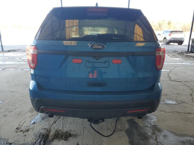 1FM5K8AT8GGA98926 - 2016 FORD EXPLORER POLICE INTERCEPTOR Blau Foto 6