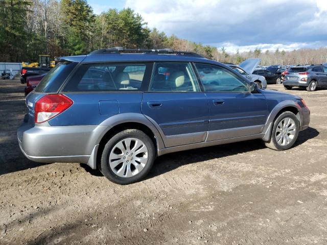 4S4BP62C087358468 - 2008 SUBARU OUTBACK 2.5I LIMITED BLUE photo 3