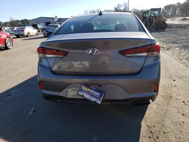 5NPE24AFXJH619123 - 2018 HYUNDAI SONATA SE GRAY photo 6