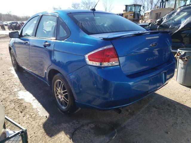 1FAHP3FN3BW126457 - 2011 FORD FOCUS SE BLUE photo 2