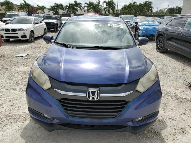 3CZRU5H53HM710568 - 2017 HONDA HR-V EX BLUE photo 5