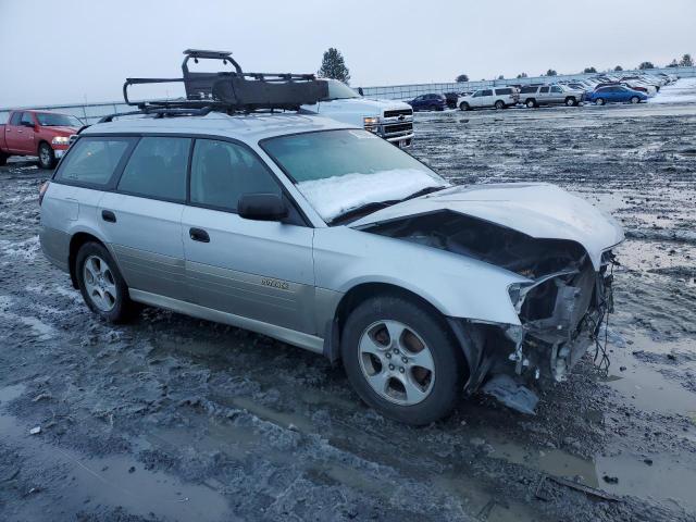 4S3BH675737622631 - 2003 SUBARU LEGACY OUTBACK AWP SILVER photo 4