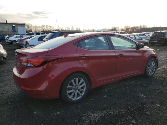 KMHDH4AEXFU303229 - 2015 HYUNDAI ELANTRA SE BURGUNDY photo 3