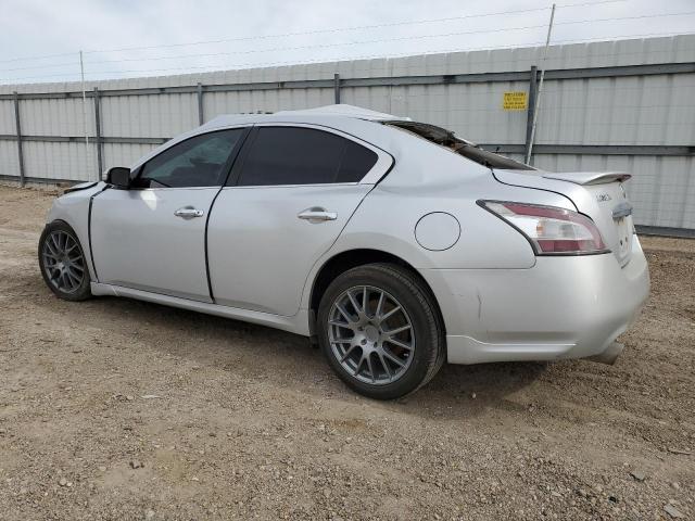 1N4AA5AP4EC432595 - 2014 NISSAN MAXIMA S SILVER photo 2