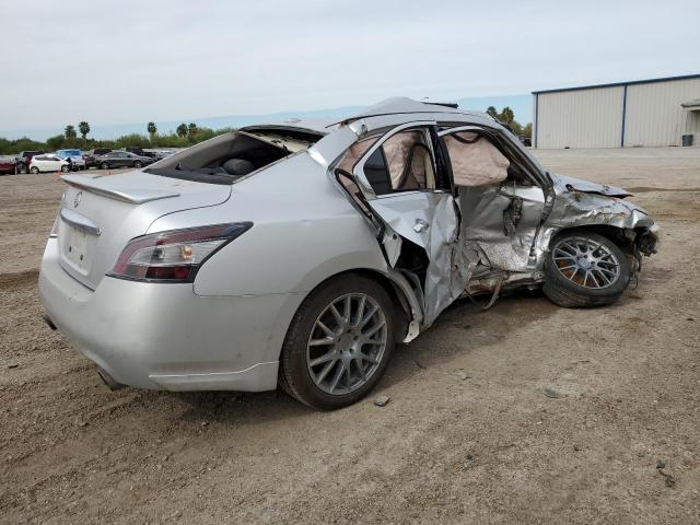 1N4AA5AP4EC432595 - 2014 NISSAN MAXIMA S SILVER photo 3