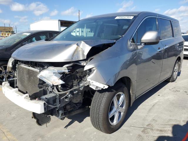 JN8AE2KPXC9050632 - 2012 NISSAN QUEST S GRAY photo 1