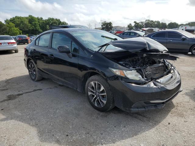 19XFB2F83DE232666 - 2013 HONDA CIVIC EX BLACK photo 4