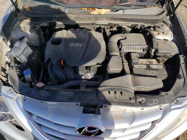 5NPEB4AC4CH333373 - 2012 HYUNDAI SONATA GLS SILVER photo 11