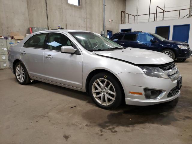 3FAHP0JG3BR330475 - 2011 FORD FUSION SEL SILVER photo 4