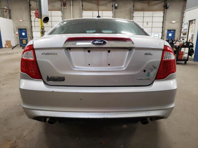 3FAHP0JG3BR330475 - 2011 FORD FUSION SEL SILVER photo 6