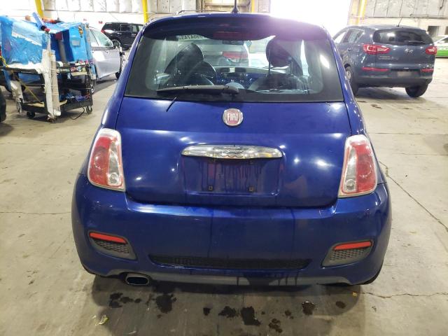 3C3CFFBR3CT358117 - 2012 FIAT 500 SPORT BLUE photo 6