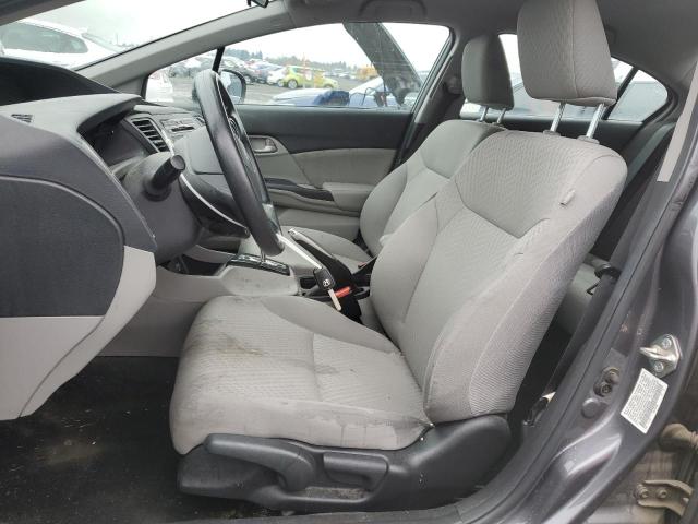 19XFB2F58EE265489 - 2014 HONDA CIVIC LX GRAY photo 7