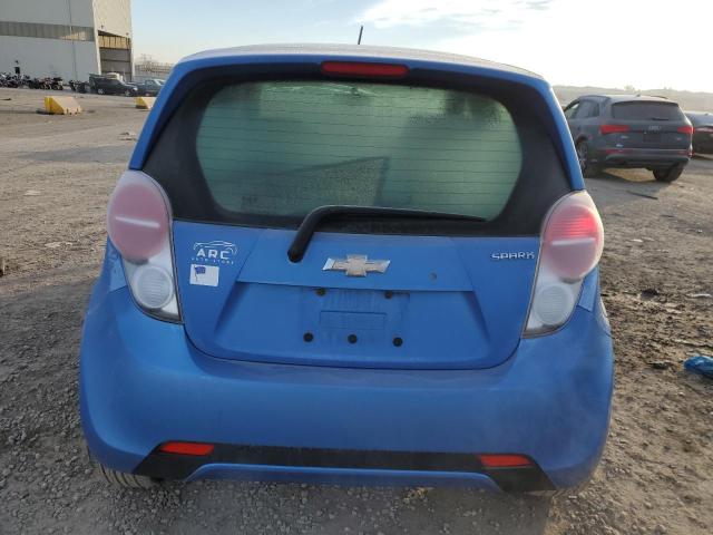 KL8CD6S90EC459057 - 2014 CHEVROLET SPARK 1LT BLUE photo 6