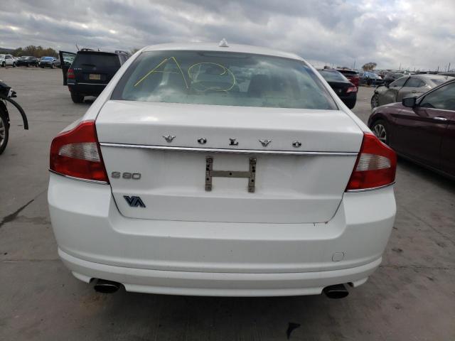 YV1940AS8C1154511 - 2012 VOLVO S80 3.2 WHITE photo 6