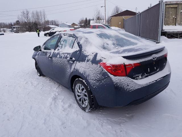 2T1BURHEXKC147307 - 2019 TOYOTA COROLLA L GRAY photo 2