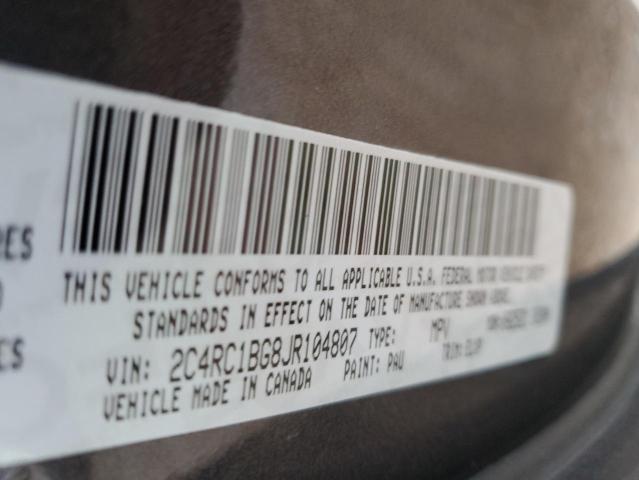 2C4RC1BG8JR104807 - 2018 CHRYSLER PACIFICA TOURING L Grafit foto 13