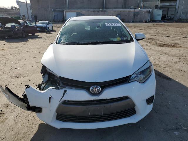 2T1BURHEXGC596655 - 2016 TOYOTA COROLLA L WHITE photo 5