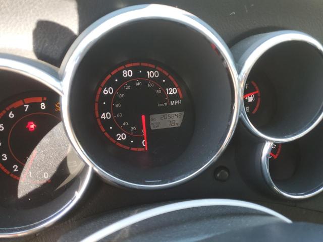 2T1KR32E17C654210 - 2007 TOYOTA COROLLA MA XR BLACK photo 9