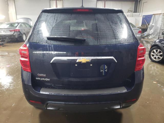 2GNALBEK2H1585365 - 2017 CHEVROLET EQUINOX LS BLUE photo 6