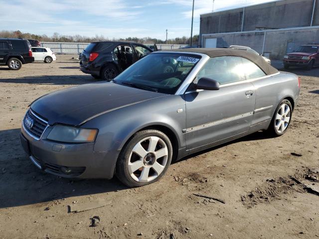 WAUAC48H25K000331 - 2005 AUDI A4 1.8 CABRIOLET GRAY photo 1