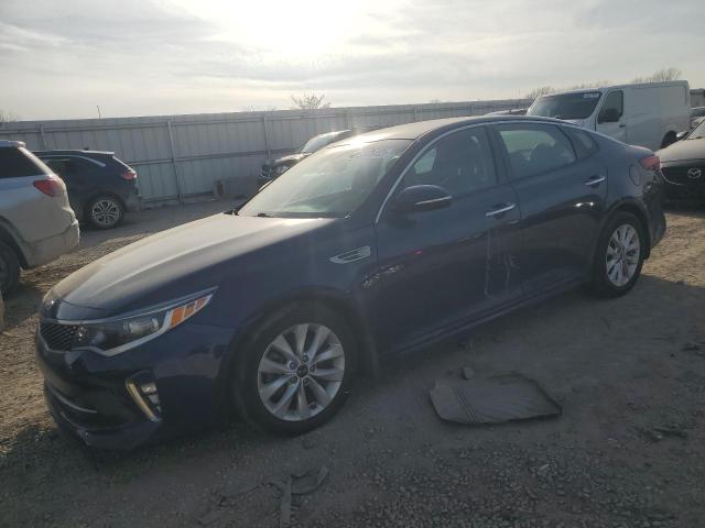 5XXGT4L31JG188837 - 2018 KIA OPTIMA LX BLUE photo 1