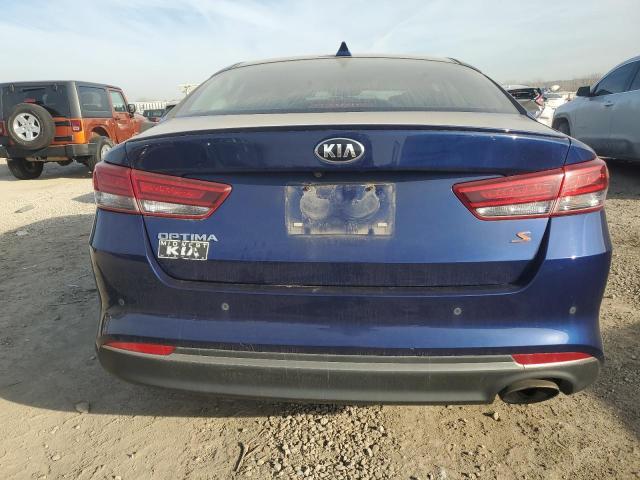 5XXGT4L31JG188837 - 2018 KIA OPTIMA LX BLUE photo 6