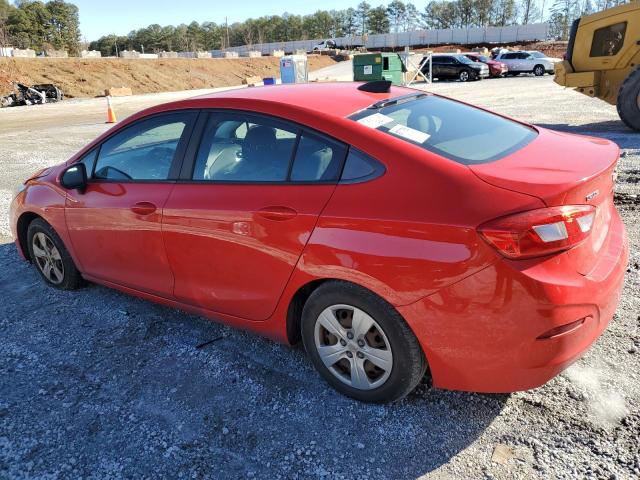 3G1BC5SMXHS556469 - 2017 CHEVROLET CRUZE LS RED photo 2