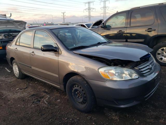 2T1BR32E53C047320 - 2003 TOYOTA COROLLA CE GRAY photo 4