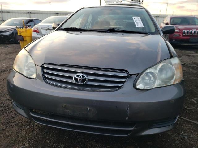 2T1BR32E53C047320 - 2003 TOYOTA COROLLA CE GRAY photo 5