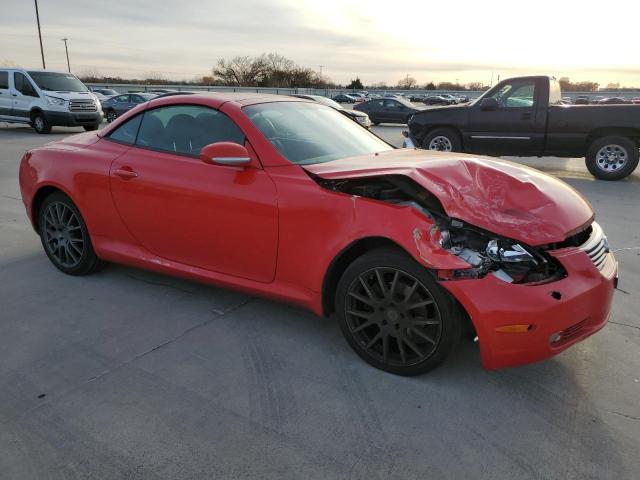 JTHFN48Y430036774 - 2003 LEXUS SC 430 RED photo 4